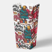 Schattige vrolijk kerstfeest – feestelijk bedankdoosjes (Voorkant)