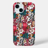 Schattige vrolijk kerstfeest – feestelijk Case-Mate iPhone case (Achterkant)