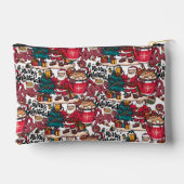 Schattige vrolijk kerstfeest – feestelijk etui (Achterkant)