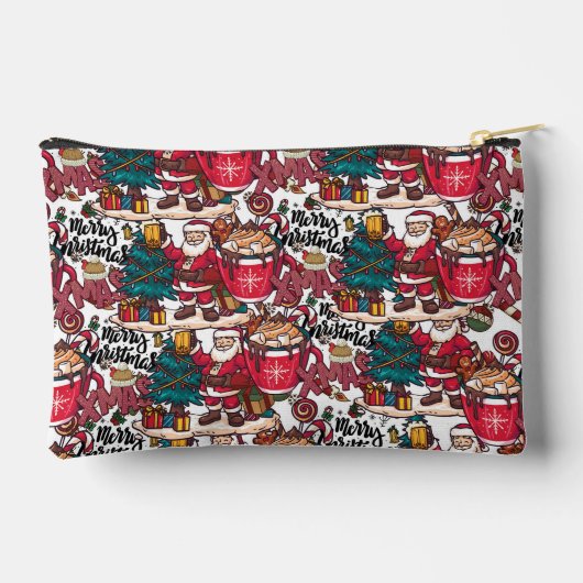 Schattige vrolijk kerstfeest – feestelijk etui (Achterkant)