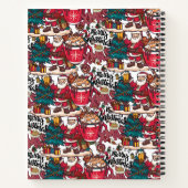 Schattige vrolijk kerstfeest – feestelijk notitieboek (Achterkant)