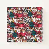 Schattige vrolijk kerstfeest – feestelijk notitieboek (Achterkant)