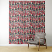 Schattige vrolijk kerstfeest – feestelijk wandkleed (In situ)