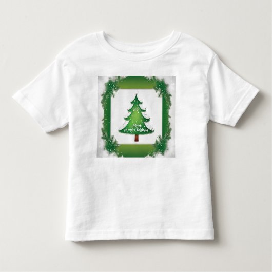 Schattige vrolijk kerstt-shirt voor kinderen - Fun Kinder Shirts (Voorkant)