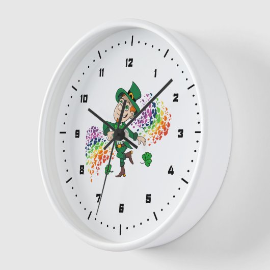 Schattige vrolijk lachende dansende kabouter, een (Hoek)