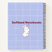 Schattige vrolijk meisje ✨💜💗 notitieboek (Achterkant)