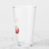 Schattige, vrolijk paashaas glas (Links)