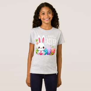 Schattige, vrolijk paashaas t-shirt