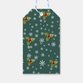 Schattige vrolijk rood sinterklaasgeschenk Label Cadeaulabel (Achterkant)