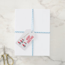 Schattige vrolijke kerst kabouter rode hoed cadeau