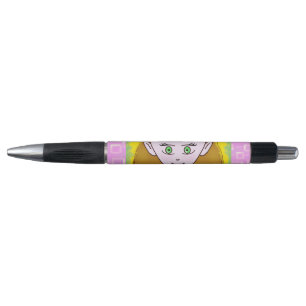 Schattige vrolijke pen