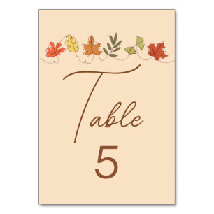 Schattige vrolijke Thanksgiving-bladeren aangepast Kaart