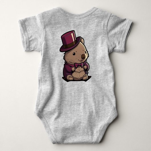 Schattige vrouw romper (Achterkant)