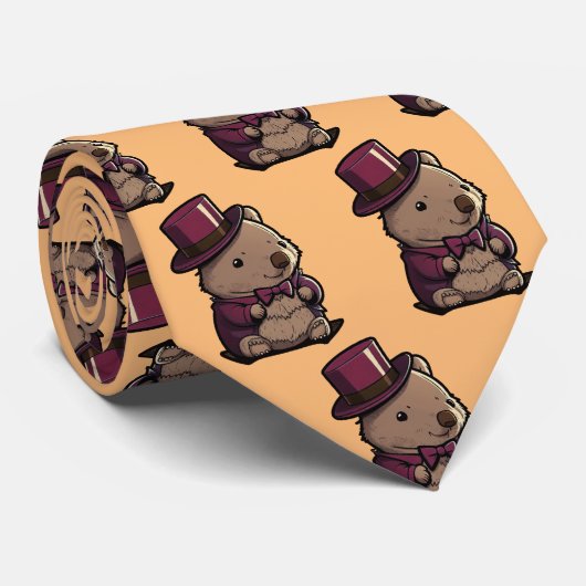 Schattige vrouw stropdas (Opgerold)