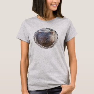 Schattige vrouw t-shirt