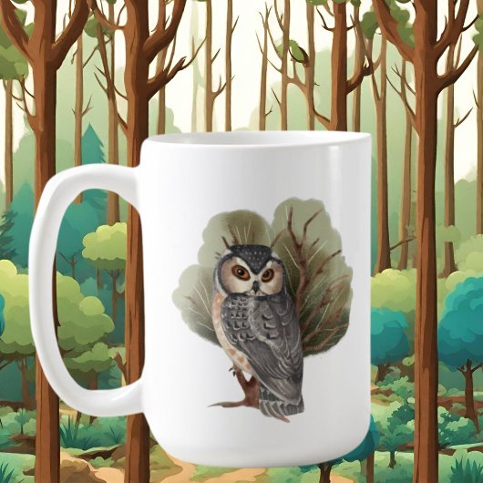 schattige vrouw voegt tekst toe koffiemok