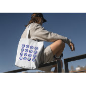 Schattige Vrouwelijk Blauw Mediterraan Grieks Oog Tote Bag
