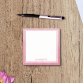 Schattige Vrouwelijk Modern Waterverf Wash Blush R Post-it® Notes