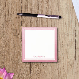 Schattige Vrouwelijk Modern Waterverf Wash Blush R Post-it® Notes