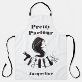 Schattige Vrouwen Haar Styling Schort (Voorkant)