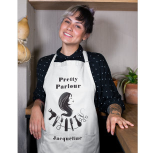 Schattige Vrouwen Haar Styling Schort
