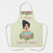 Schattige Vrouwen Medium All Over Print Schort (Voorkant)