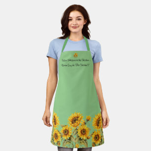 Schattige Vrouwen Medium All Over Print Schort