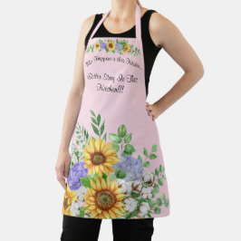 Schattige Vrouwen Medium All Over Print Schort