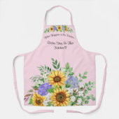 Schattige Vrouwen Medium All Over Print Schort (Voorkant)