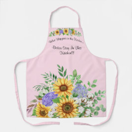 Schattige Vrouwen Medium All Over Print Schort