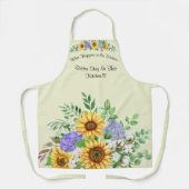 Schattige Vrouwen Medium All Over Print Schort (Voorkant)