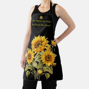 Schattige Vrouwen Medium All Over Print Schort