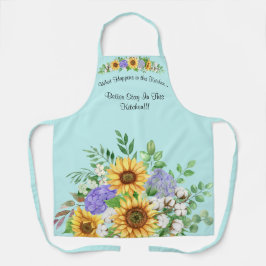 Schattige Vrouwen Medium All Over Print Schort