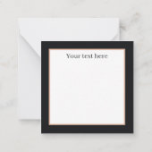 schattige vuurtoren noemen strand notitiekaartje (Achterkant)