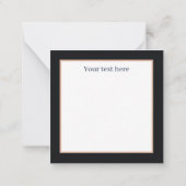 schattige vuurtoren noemen strand notitiekaartje (Achterkant)