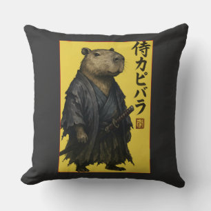 Schattige Wachte Capybara Japanse Esthetiek Kawaii Kussen