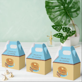 schattige wafels en sausontbijt bedankdoosjes