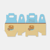 schattige wafels en sausontbijt bedankdoosjes (Uitgevouwen)