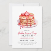 Schattige Waffles Valentijns  Galentines Brunch Kaart (Voorkant)