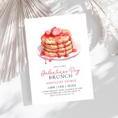 Schattige Waffles Valentijns  Galentines Brunch Kaart