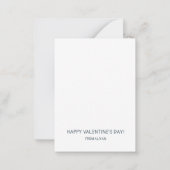 Schattige Wal Vis Jij Bent Mij Pun Valentijnskaart Notitiekaartje (Achterkant)