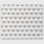 Schattige Walvis Cadeaupapier (Vlak)