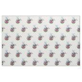Schattige Walvis en Watermeloen Stof (Fat Quarter)
