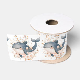 Schattige Walvis Satijnen Lint