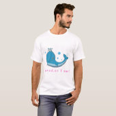 Schattige walvis  t-shirt (Voorkant volledig)