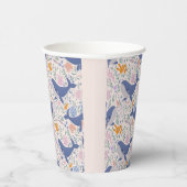 Schattige walvissen en zeeen papieren bekers (Rechts)