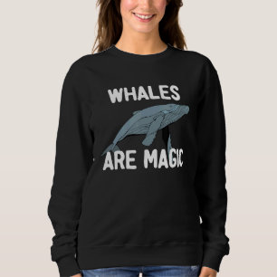 Schattige Walvissen Zijn Magische Blauwe Walvis Ki Trui