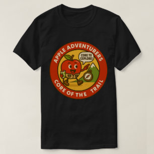 Schattige Wandel Apple Buiten Explorer Uitrusting T-shirt