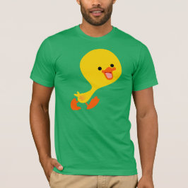 Schattige Wandelende Cartoon Duckling T-shirt