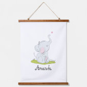 Schattige wandtapijt van olifanten hangend wandkleed (Voorkant)